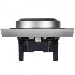 Розетка 2-м СП BRITE РСш12-3-БрА 16А в сборе с заземл. защ. шторки алюм. IEK BR-R24-16-K47-F