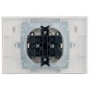 Розетка 2-м СП BRITE РСбш12-3-44-БрБ 16А в сборе IP44 с крышкой бел. IEK BR-R26-16-44-K01-F