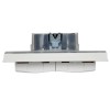 Розетка 2-м СП BRITE РСбш12-3-44-БрБ 16А в сборе IP44 с крышкой бел. IEK BR-R26-16-44-K01-F
