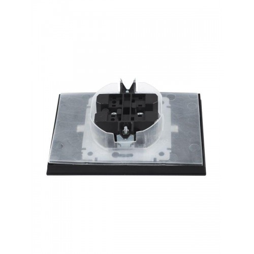 Розетка 2-м СП BRITE РСбш12-3-44-БрЧ 16А в сборе IP44 с крышкой черн. IEK BR-R26-16-44-K02-F