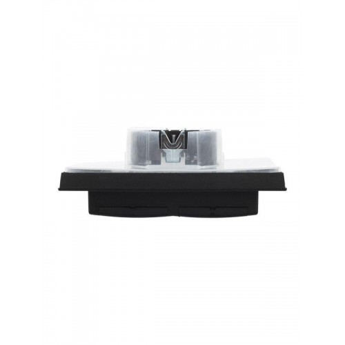 Розетка 2-м СП BRITE РСбш12-3-44-БрЧ 16А в сборе IP44 с крышкой черн. IEK BR-R26-16-44-K02-F