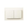 Розетка 2-м СП BRITE РСбш12-3-44-БрКр 16А в сборе IP44 с крышкой беж. IEK BR-R26-16-44-K10-F
