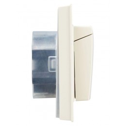 Розетка 2-м СП BRITE РСбш12-3-44-БрКр 16А в сборе IP44 с крышкой беж. IEK BR-R26-16-44-K10-F