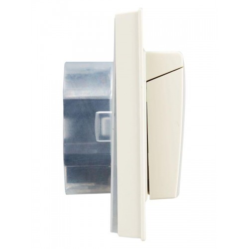 Розетка 2-м СП BRITE РСбш12-3-44-БрКр 16А в сборе IP44 с крышкой беж. IEK BR-R26-16-44-K10-F