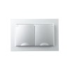 Розетка 2-м СП BRITE РСбш12-3-44-БрА 16А в сборе IP44 с крышкой алюм. IEK BR-R26-16-44-K47-F