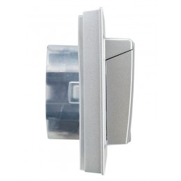 Розетка 2-м СП BRITE РСбш12-3-44-БрА 16А в сборе IP44 с крышкой алюм. IEK BR-R26-16-44-K47-F