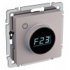 Термостат электронный с индик. BRITE СП IP20 ТС10-1-БрЖ механизм жемчуж. IEK BR-RT11-K36