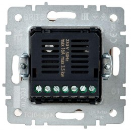 Термостат электронный с индик. BRITE СП IP20 ТС10-1-БрЖ механизм жемчуж. IEK BR-RT11-K36