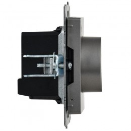 Термостат электронный с индик. BRITE СП IP20 ТС10-1-БрС механизм сталь IEK BR-RT11-K46