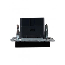 Розетка BRITE USB A+A 3.1А РЮ10-1-БрЧ механизм черн. IEK BR-U21-D31-K02