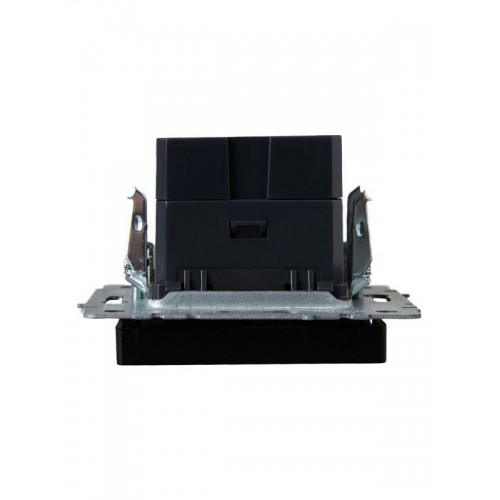 Розетка BRITE USB A+A 3.1А РЮ10-1-БрЧ механизм черн. IEK BR-U21-D31-K02