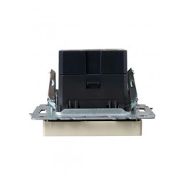 Розетка BRITE USB A+A 3.1А РЮ10-1-БрКр механизм беж. IEK BR-U21-D31-K10