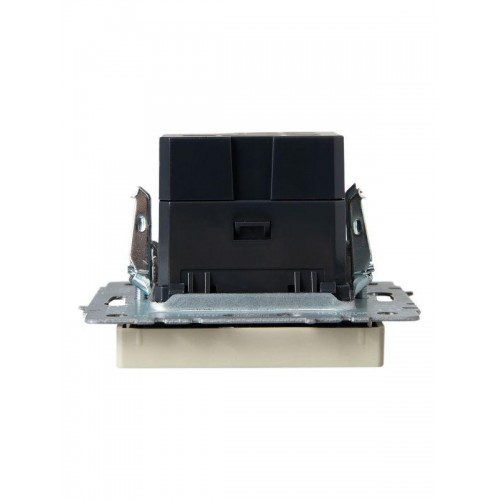 Розетка BRITE USB A+A 3.1А РЮ10-1-БрКр механизм беж. IEK BR-U21-D31-K10