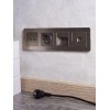 Розетка BRITE USB A+A 3.1А РЮ10-1-БрШ механизм шампань IEK BR-U21-D31-K37
