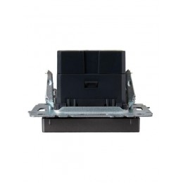 Розетка BRITE USB A+A 3.1А РЮ10-1-БрС механизм сталь IEK BR-U21-D31-K46