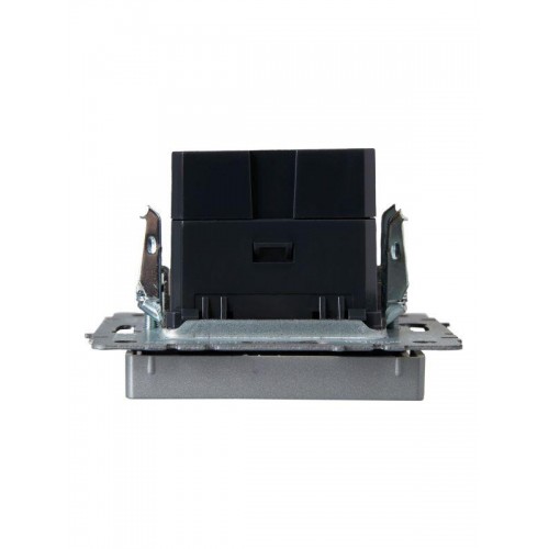 Розетка BRITE USB A+A 3.1А РЮ10-1-БрА механизм алюм. IEK BR-U21-D31-K47