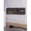 Розетка BRITE USB A+C 18Вт РЮ11-1-БрШ механизм шампань IEK BR-U22-018-K37