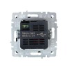Розетка BRITE USB A+C 18Вт РЮ11-1-БрА механизм алюм. IEK BR-U22-018-K47
