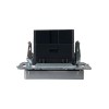 Розетка BRITE USB A+C 18Вт РЮ11-1-БрА механизм алюм. IEK BR-U22-018-K47