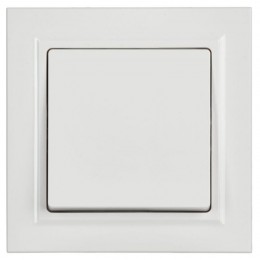 Выключатель 1-кл. СП BRITE ВСР10-1-0-БрБ 10А в сборе бел. IEK BR-V10-0-10-K01-F