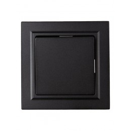 Выключатель 1-кл. СП BRITE ВСР10-1-0-БрЧ 10А в сборе черн. IEK BR-V10-0-10-K02-F