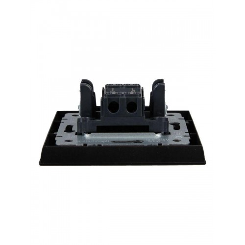 Выключатель 1-кл. СП BRITE ВСР10-1-0-БрЧ 10А в сборе черн. IEK BR-V10-0-10-K02-F