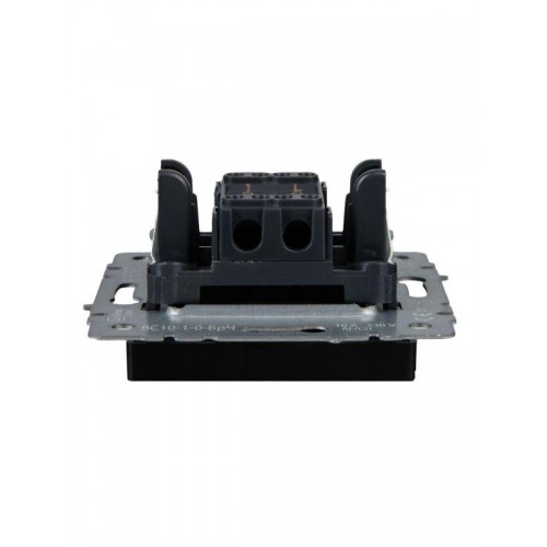 Выключатель 1-кл. СП BRITE ВС10-1-0-БрЧ 10А механизм черн. IEK BR-V10-0-10-K02