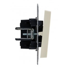 Выключатель 1-кл. СП BRITE ВС10-1-0-БрКр 10А механизм беж. IEK BR-V10-0-10-K10