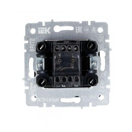 Выключатель 1-кл. СП BRITE ВС10-1-0-БрМ 10А механизм маренго IEK BR-V10-0-10-K35