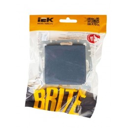 Выключатель 1-кл. СП BRITE ВС10-1-0-БрМ 10А механизм маренго IEK BR-V10-0-10-K35