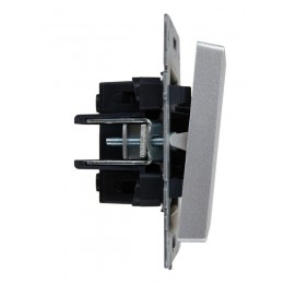 Выключатель 1-кл. СП BRITE ВС10-1-0-БрА 10А механизм алюм. IEK BR-V10-0-10-K47