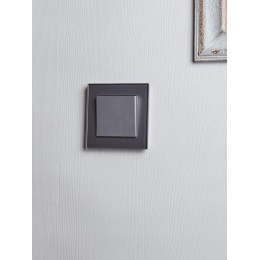 Выключатель 1-кл. СП BRITE ВС10-1-0-БрА 10А механизм алюм. IEK BR-V10-0-10-K47