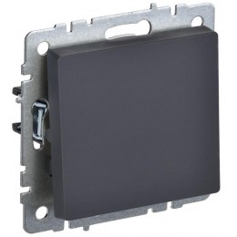 Выключатель 1-кл. СП BRITE ВС10-1-0-БрГ 10А механизм графит IEK BR-V10-0-10-K53