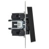 Выключатель 1-кл. СП BRITE ВС10-1-1-БрЧ 10А с индик. механизм черн. IEK BR-V10-1-10-K02