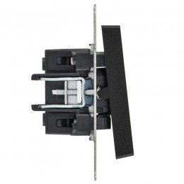 Выключатель 1-кл. СП BRITE ВС10-1-1-БрЧ 10А с индик. механизм черн. IEK BR-V10-1-10-K02