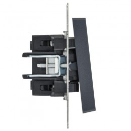 Выключатель 1-кл. СП BRITE ВС10-1-1-БрМ 10А с индик. механизм маренго IEK BR-V10-1-10-K35