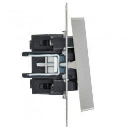 Выключатель 1-кл. СП BRITE ВС10-1-1-БрА 10А с индик. механизм алюм. IEK BR-V10-1-10-K47