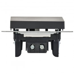 Выключатель 1-кл. СП BRITE ВС10-1-1-БрГ 10А с индик. механизм графит IEK BR-V10-1-10-K53