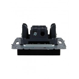 Выключатель проходной 1-кл. СП BRITE ВС10-1-6-БрЧ 10А механизм черн. IEK BR-V12-0-10-K02