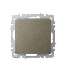 Выключатель проходной 1-кл. СП BRITE ВС10-1-6-БрШ 10А механизм шампань IEK BR-V12-0-10-K37