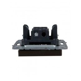 Выключатель проходной 1-кл. СП BRITE ВС10-1-6-БрТБ 10А механизм бронза IEK BR-V12-0-10-K45