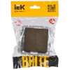 Выключатель проходной 1-кл. СП BRITE ВС10-1-6-БрТБ 10А механизм бронза IEK BR-V12-0-10-K45