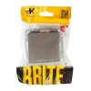 Выключатель проходной 1-кл. СП BRITE ВС10-1-6-БрС 10А механизм сталь IEK BR-V12-0-10-K46