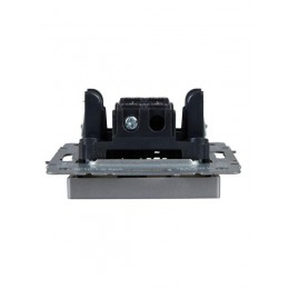 Выключатель проходной 1-кл. СП BRITE ВС10-1-6-БрА 10А механизм алюм. IEK BR-V12-0-10-K47