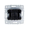Выключатель проходной 1-кл. СП BRITE ВС10-1-6-БрА 10А механизм алюм. IEK BR-V12-0-10-K47