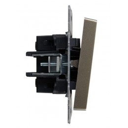 Выключатель перекрестный 1-кл. СП BRITE 10А ВС10-1-3-БрШ механизм шампань IEK BR-V13-0-10-K37