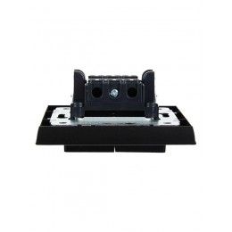 Выключатель 2-кл. СП BRITE ВСР10-2-0-БрЧ 10А в сборе черн. IEK BR-V20-0-10-K02-F