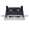 Выключатель 2-кл. СП BRITE ВС10-2-1-БрБ 10А с индик. механизм бел. IEK BR-V20-1-10-K01