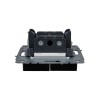 Выключатель 2-кл. СП BRITE ВС10-2-1-БрЧ 10А с индик. механизм черн. IEK BR-V20-1-10-K02
