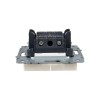 Выключатель 2-кл. СП BRITE ВС10-2-1-БрКр 10А с индик. механизм беж. IEK BR-V20-1-10-K10